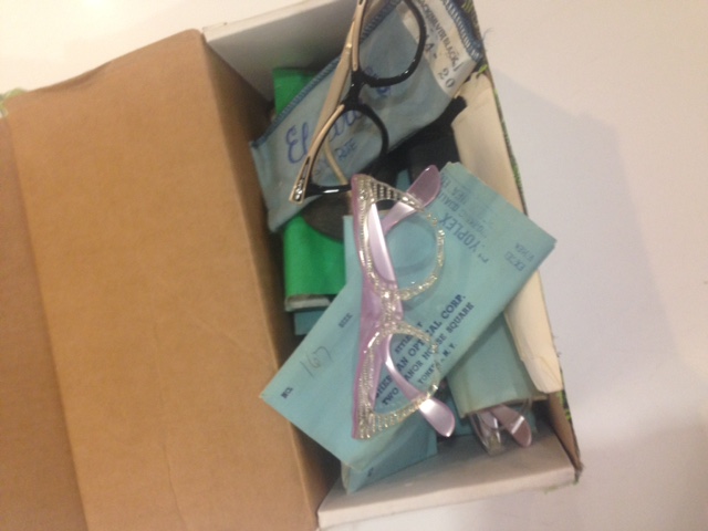 Box Of Vintage Eyeglasses That came in today.