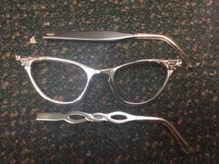 Vintage Aluminum Womens eyeglasses