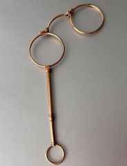 Antique Gold Lorgnette Eyeglasses