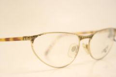 Visibilia Gold Tortoise Vintage Eyeglasses Unused  New Old stock Vintage Eyewear 1990s Vintage Glasses Unique