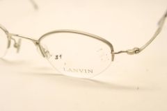 Vintage Lanvin EyeGlasses Unused Silver New Old stock Vintage Eyewear 1980s Vintage Glasses Unique