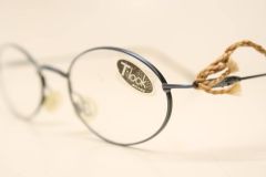 T look BlueOval Vintage Eyeglasses Unused  New Old stock Vintage Eyewear 1990s Vintage Glasses Unique