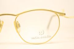 Mila Schon Gold Vintage Eyeglasses Unused  New Old stock Vintage Eyewear 1990s Vintage Glasses Unique