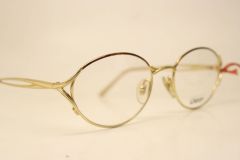 Lamy Gold Oval Vintage Eyewear Unused  New Old stock Vintage Eyeglasses 1990s Vintage Glasses Unique