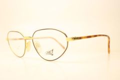 Ciak By Visibilia Gold Tortoise Vintage Eyewear Unused  New Old stock Vintage Eyeglasses 1990s Vintage Glasses Unique