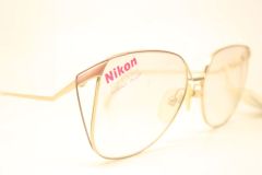 Nikon Gold Vintage Eyewear Unused  New Old stock Vintage Eyeglasses 1990s Vintage Glasses Unique