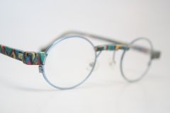 Unused Oval Colorful Vintage Eyeglass Frames New Old stock Vintage Eyewear 1980s Vintage Glasses Unique Deadstock Sunglasses