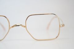 Vintage Eyeglass Frames Unused Gold Unique  New Old stock Vintage Eyewear 1980s Vintage Glasses Unique Deadstock Sunglasses