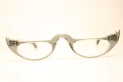 Unused Gray Vintage Cat Eye Reading Glasses NOS