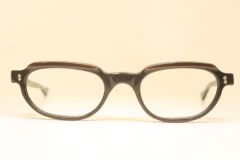 Black Brown Vintage Unused Cat Eye Glasses