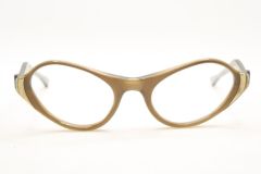 Unused Brown Vintage Cat Eye Glasses