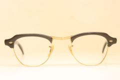 Unused Black Gold B&L Vintage Cat Eye Glasses