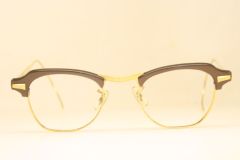 Unused Black Gold B&L Vintage Cat Eye Glasses