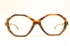 Unused Unique Rhinestone 1960s Eyeglasses Tortoise NOS 