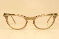 Unused Rhinestone Combination Vintage Cat Eye Glasses 
