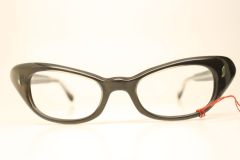 Unused Brown Cat Eye Glasses New Old Stock