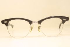 Unused Black Combination Vintage Cat Eye Glasses