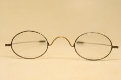 Antique Gray Straight Temple Early 19th Century  Eyeglasses
