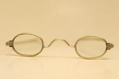 Antique Brass Sliding Temple Early - Mid 19th Century  Eyeglasses