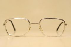 Vintage Silver Metal Eyeglasses Unused Vintage Eyewear 1970s 1980s