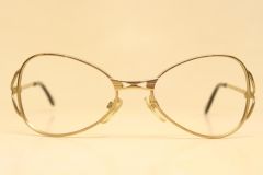 Vintage Gold Metal Eyeglasses Unused Vintage Eyewear 1970s 1980s