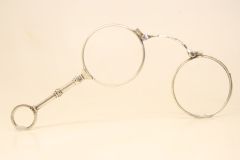 Antique Silver Lorgnette Eyeglasses