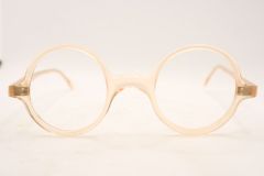 Unused Antique Pink Translucent Eyeglasses Vintage Frames NOS