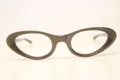 Unused Brown Vintage Cat Eye Glasses New Old Stock