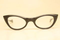 Unused Black Vintage Cat Eye Glasses