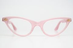 Pink Vintage Cat Eye Glasses