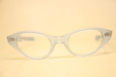 Unused Vintage Blue Cat Eye Glasses 
