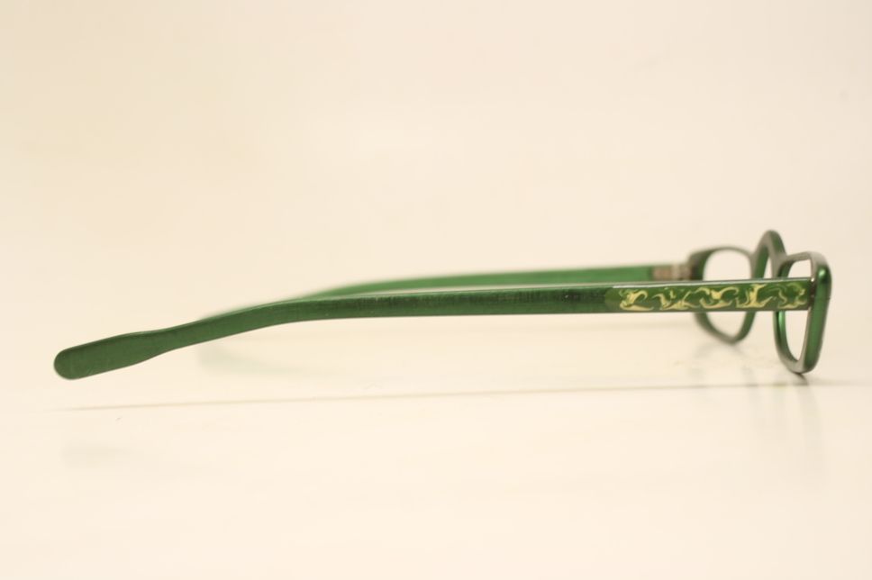 vintage cat eye glasses green cateye frames unused